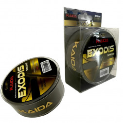 EX01-0,331  Леска EXODIS Kaida 1000м, трехцветная темнокоричневый,оливковозеленый, песочный 13,50кг