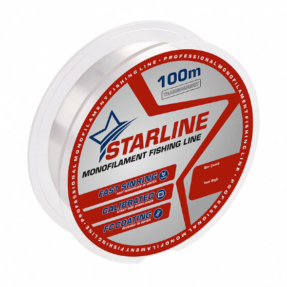 Леска IAM STARLINE 100m Прозрачный d0.181