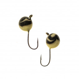 Мормышка вольфрамовая Lumicom Дробинка с ушком Ф6.5 обмазка винт фосфор PBL