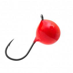 Мормышка вольфрамовая Lumicom Дробинка с ушком Ф3.5 обмазка красн. R, цена за 1 шт.
