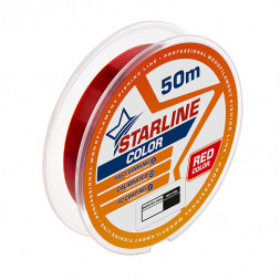 Леска IAM STARLINE 50m Красный d0.091