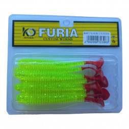 Виброхвост KYODA FURIA FA3,5, размер 8,9 см, цвет S182 8 штук