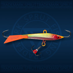 Балансир рыболовный для зимней рыбалки Sprut Hiko №7 18г 70мм CLN-UV-3D+тр. с ф/к