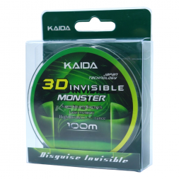 Монофильная леска Kaida 3D Invisible Monster 100m 0.26